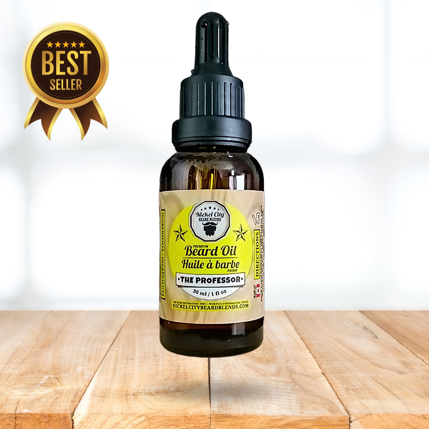 "The Order of Three" Beard Oil Bundle (3-Piece Ritual Set) – The Professor + The Villain + The Alchemist (3x 30ml) | Includes FREE Magnetic Decal | Handcrafted in Canada
