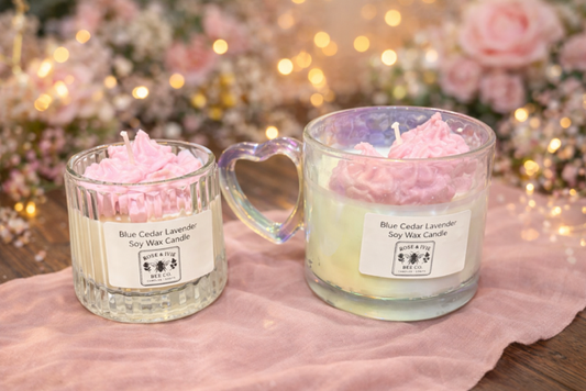 Handcrafted - Whipped Soy Candle in Valentine's Mug